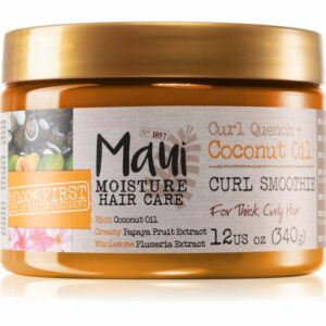Maui Moisture Curl Quench + Coconut Oil maszk a hullámos és göndör hajra 340 g Maui Moisture