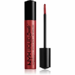 NYX Professional Makeup Liquid Suede™ Metallic Matte Matt metál hatású folyékony ajakrúzs árnyalat 37 Acme 4 ml NYX Professional Makeup