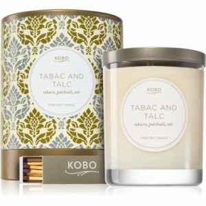 KOBO Motif Tabac and Talc illatos gyertya 312 g KOBO
