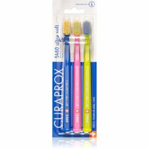 Curaprox 5460 Ultra Soft fogkefék 3db színes változatok 3 db Curaprox