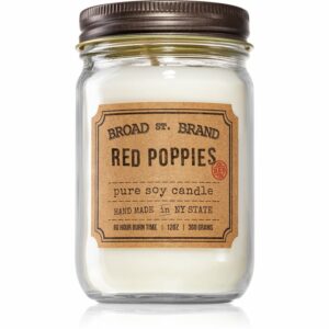KOBO Broad St. Brand Red Poppies illatos gyertya (Apothecary) 360 g KOBO