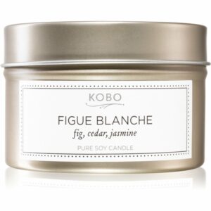 KOBO Motif Figue Blanche illatos gyertya alumínium dobozban 113 g KOBO