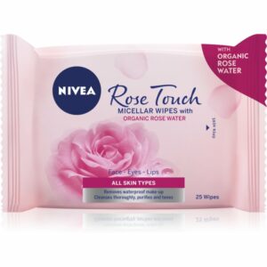 Nivea Rose Touch festéklemosó micellás kendőcskék 25 db Nivea