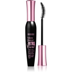 Bourjois Mascara Volume Glamour Ultra-Curl hosszabbító és göndörítő szempillaspirál árnyalat 01 Black curl 12 ml Bourjois