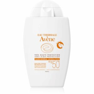 Avène Sun Minéral védő folyadék kémiai szűrőktől mentes SPF 50+ 40 ml Avène