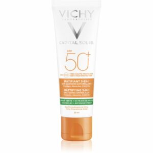 Vichy Capital Soleil Mattifying 3-in-1 védő mattító arckrém SPF 50+ 50 ml Vichy