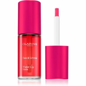 Clarins Water Lip Stain matt szájfény hidratáló hatással árnyalat 01 Rose Water 7 ml Clarins