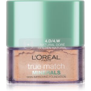 L’Oréal Paris True Match Minerals púderes make-up árnyalat 4.D/4.W Golden Natural 10 g L’Oréal Paris