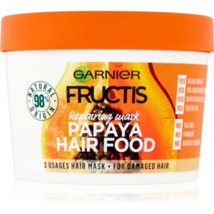 Garnier Fructis Papaya Hair Food hajpakolás töredezett