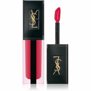 Yves Saint Laurent Vernis À Lèvres Water Stain hosszantartó folyékony rúzs hidratálást és fényt biztosít árnyalat 602 VAGUE DE ROUGE 5