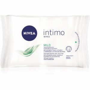 Nivea Intimo Mild papírtörlők az intim higiéniához 20 db Nivea