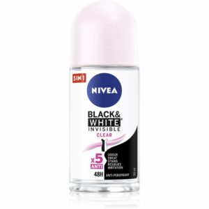 Nivea Invisible Black & White Clear golyós dezodor roll-on 50 ml Nivea