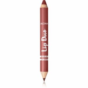Alcina Lip Duo kétoldalas ajakceruza árnyalat Cinnamon Brown Alcina