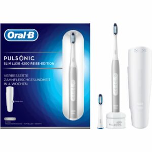 Oral B Pulsonic Slim Luxe 4200 Platinum sonic fogkefe S411.523.3X Oral B