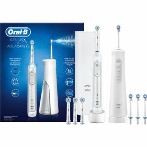 Oral B GeniusX + Aquacare 6 fogápoló készlet Oral B