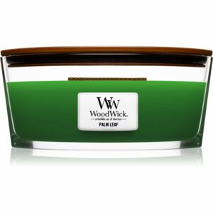 Woodwick Palm Leaf illatos gyertya fa kanóccal (hearthwick) 453