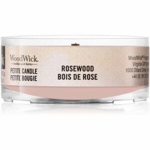Woodwick Rosewood viaszos gyertya fa kanóccal 31 g Woodwick