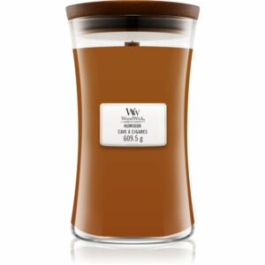 Woodwick Humidor illatos gyertya fa kanóccal 609