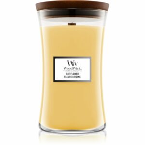 Woodwick Oat Flower illatos gyertya fa kanóccal 610 g Woodwick