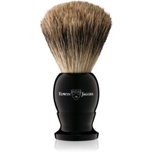 Edwin Jagger Silver Tip Ebony borotválkozó ecset méret Large Edwin Jagger