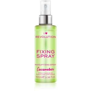 I Heart Revolution Fixing Spray make-up fixáló spray illattal Cucumber 100 ml I Heart Revolution