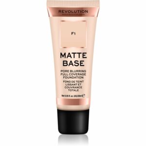 Makeup Revolution Matte Base fedő make-up árnyalat F1 28 ml Makeup Revolution
