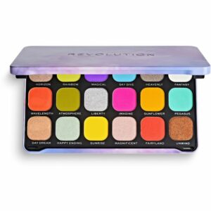 Makeup Revolution Halloween Eyeshadow Palette szemhéjfesték paletta árnyalat Rainbow 19