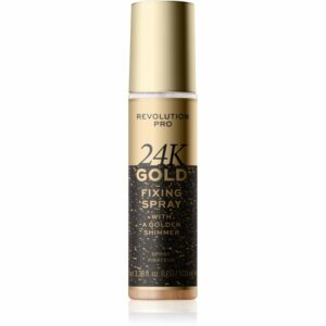 Revolution PRO 24k Gold élénkítő fixáló spray aranytartalommal 100 ml Revolution PRO