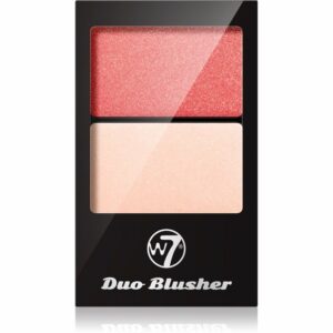 W7 Cosmetics Duo Blusher arcpirosító ecsettel árnyalat 02 7 g W7 Cosmetics