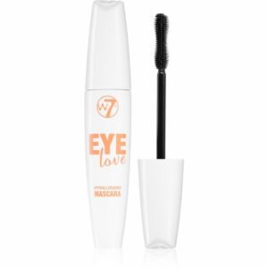 W7 Cosmetics Eye Love Hypoallergenic dúsító és hosszabbító szempillaspirál árnyalat Black 13 ml W7 Cosmetics