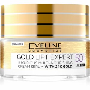 Eveline Cosmetics Gold Lift Expert nappali és éjszakai krém ráncok ellen 50+ 50 ml Eveline Cosmetics