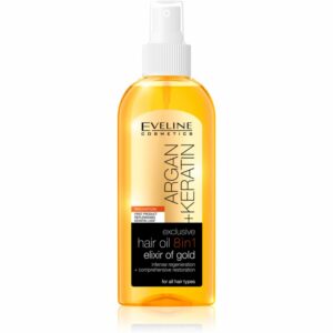 Eveline Cosmetics Argan + Keratin hajolaj 8 in 1 150 ml Eveline Cosmetics