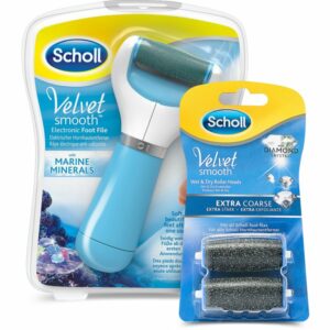 Scholl Velvet Smooth elektromos talpreszelő + 2 tartalékfej Scholl