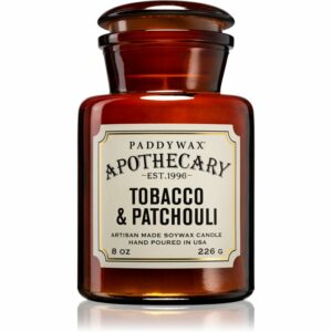 Paddywax Apothecary Tobacco & Patchouli illatos gyertya 226 g Paddywax