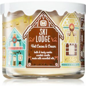 Bath & Body Works Hot Cocoa & Cream illatos gyertya esszenciális olajokkal 411 g Bath & Body Works