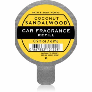 Bath & Body Works Coconut Sandalwood illat autóba utántöltő 6 ml Bath & Body Works