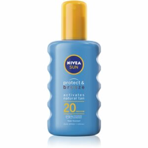 Nivea Sun Protect & Bronze intenzív napozó spray SPF 20 200 ml Nivea