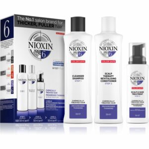 Nioxin System 6 Color Safe Chemically Treated Hair ajándékszett a ritkuló hajra VI. Nioxin