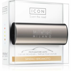 Millefiori Icon Sandalo Bergamotto illat autóba Metallo Shiny Bronze Millefiori