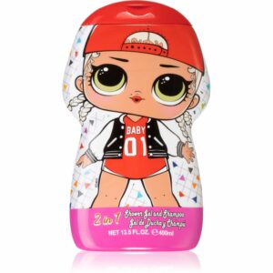 EP Line LOL tusfürdő gél és sampon 2 in 1 gyermekeknek 400 ml EP Line
