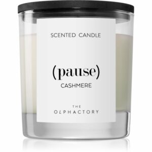 Ambientair Olphactory Black Design Cashmere illatos gyertya (Pause) 200 g Ambientair