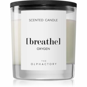 Ambientair Olphactory Black Design Oxygen illatos gyertya (Breathe) 200 g Ambientair