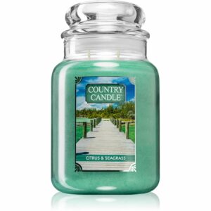 Country Candle Citrus & Seagrass illatos gyertya nagy 652 g Country Candle