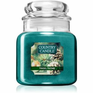 Country Candle Tinsel Thyme illatos gyertya 453 g Country Candle