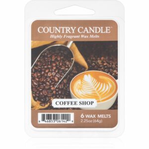 Country Candle Coffee Shop illatos viasz aromalámpába 64 g Country Candle