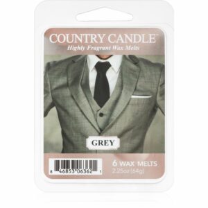 Country Candle Grey illatos viasz aromalámpába 64 g Country Candle