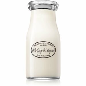Milkhouse Candle Co. Creamery White Sage & Bergamot illatos gyertya Milkbottle 227 g Milkhouse Candle Co.