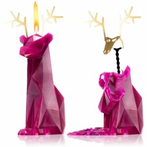 54 Celsius PyroPet DYRI (Reindeer) gyertya burgundy 22 cm 54 Celsius