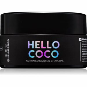 Hello Coco Sweet Mint Aktív faszén fogfehérítéshez 30 g Hello Coco