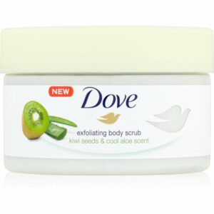 Dove Exfoliating Body Scrub Kiwi Seeds & Cool Aloe bőrpuhító testpeeling 225 ml Dove